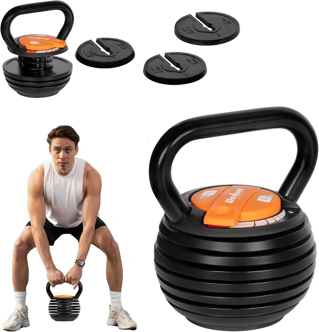 Pesa rusa rebelde hierro fundido automático ajustable 9 kg RBA-2324-9