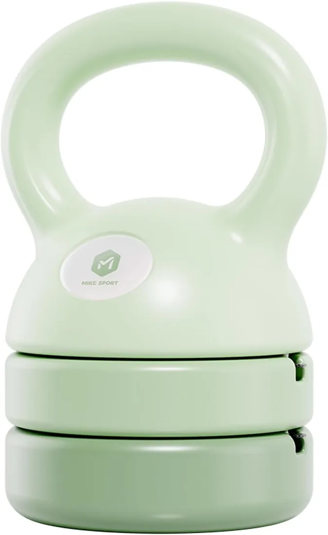 ZhaoCo Pesa Rusa para Mujer, Pesas Ajustables de Kettlebell de 5 lbs (2,2kg), 8 lbs (3,6kg), 9 lbs (4kg), 12 lbs (5,4kg), Pesa Rusa de Carga Variable para el hogar y el Gimnasio
