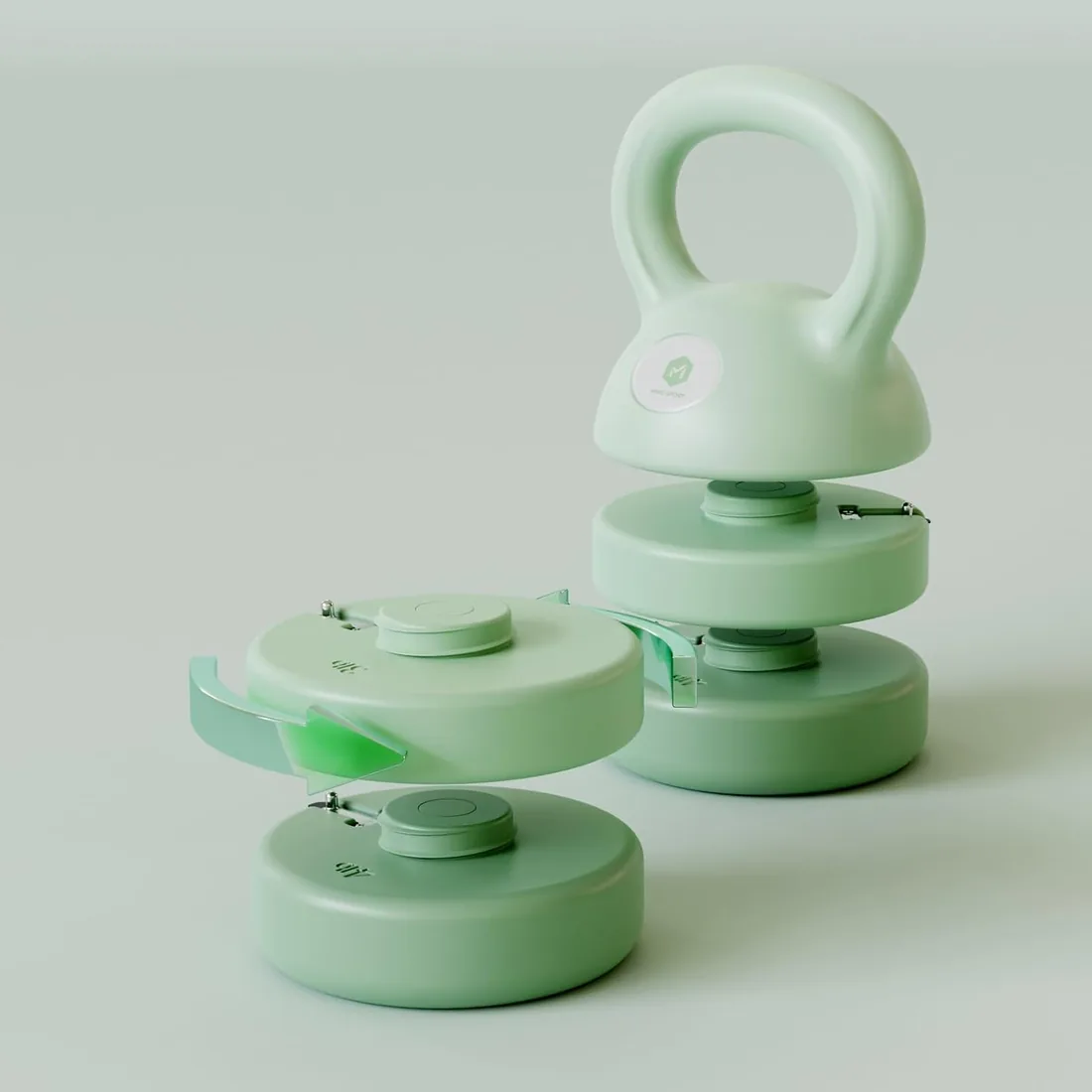 ZhaoCo Pesa Rusa para Mujer, Pesas Ajustables de Kettlebell de 5 lbs (2,2kg), 8 lbs (3,6kg), 9 lbs (4kg), 12 lbs (5,4kg), Pesa Rusa de Carga Variable para el hogar y el Gimnasio foto 3