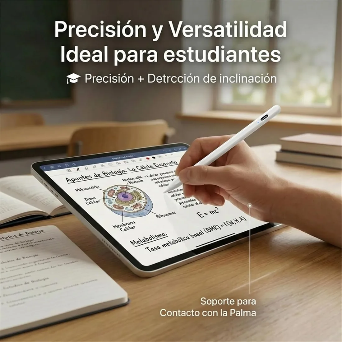 KECOW Lápiz para iPad 2018-2026, Rechazo de Palma y Precisión de Píxel foto 3