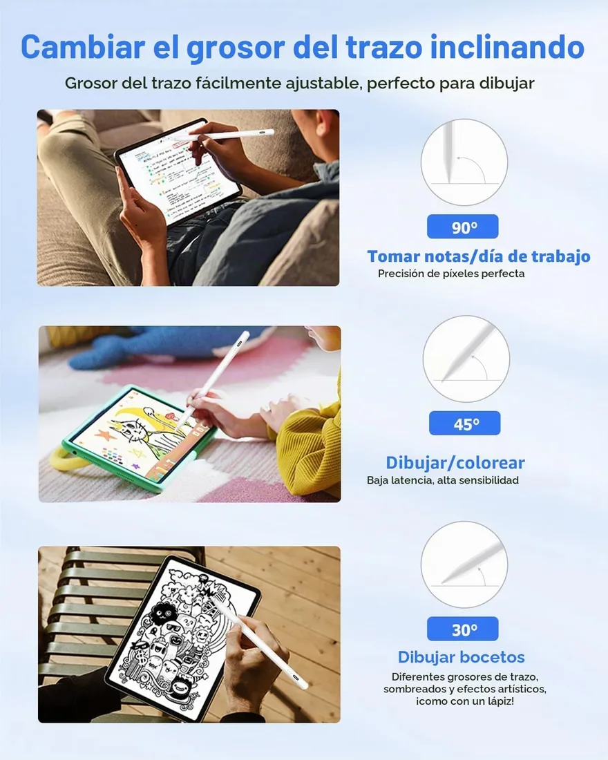 Lápiz para iPad 2018-2026, función magnética rechazo Palma Precision píxel foto 2