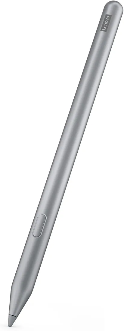Lenovo Tab Pen Plus - Lápiz Digital Bluetooth (4096 Niveles de Sensibilidad, Alerta Antipérdida, Rechazo de Palma, Detección de Inclinación) Incluye 1 Punta de Lápiz Extra - Color Gris