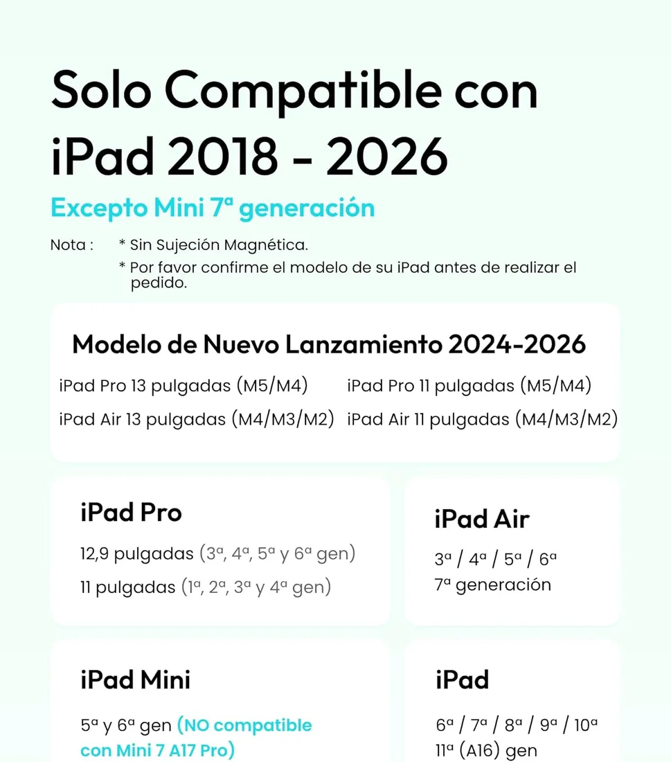 Metapen Air8 Lápiz para Apple iPad 2018-2026,Rechazo Palma,Alta Precisión foto 2
