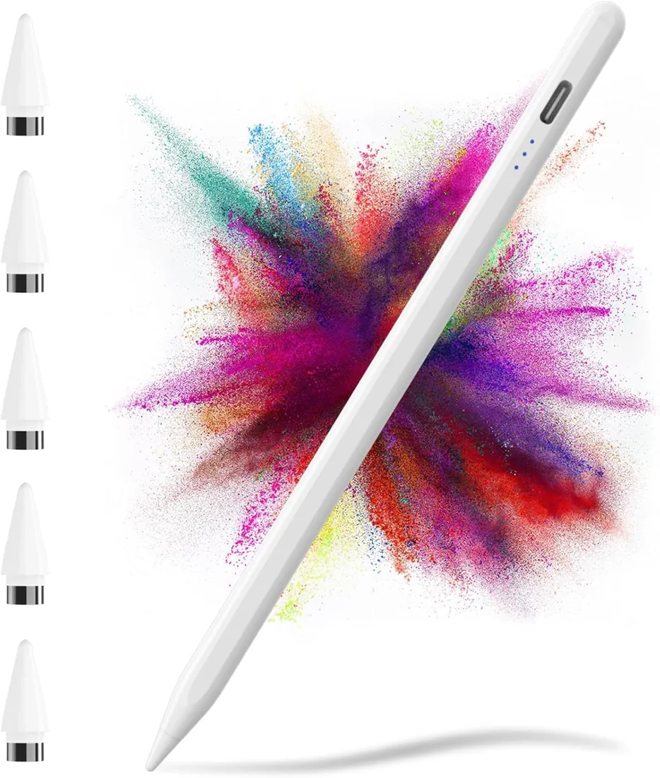 TQQ Lapiz para Tablet Android, 2.0 Lapiz Tablet con Rechazo de Palma, Alta Precisión y Sensibilidad de Inclinación, Compatible con Samsung, Lenovo y Xiaomi (No Compatible con Apple iPad)