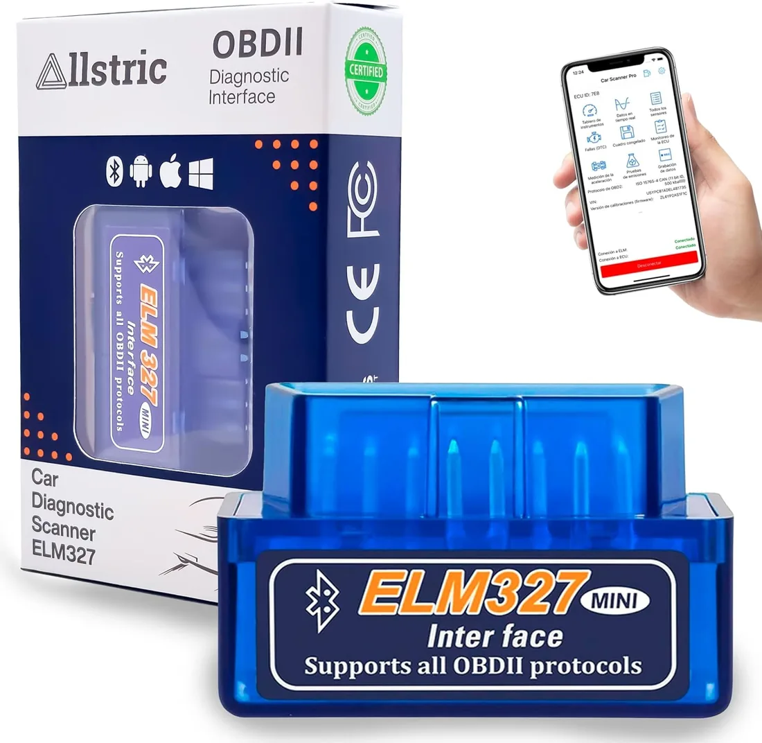 Obd2 Diagnosis Coche Multimarca. ELM 327 Lector y Herramienta de Análisis y Diagnostico. Obd2 Bluetooth OBD Original para Escaner. Maquina Diagnosis Coche de Fallos y Errores. foto 3