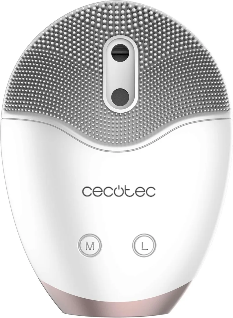 Cecotec Limpiador Facial Ultrasónico FaceCare TotalClean Soft. Generador de Jabón Automático, Vibración Sónica + Masaje Reafirmante, Silicona de Grado Alimenticio, Autonomía 60min, IPX6 Waterproof foto 3