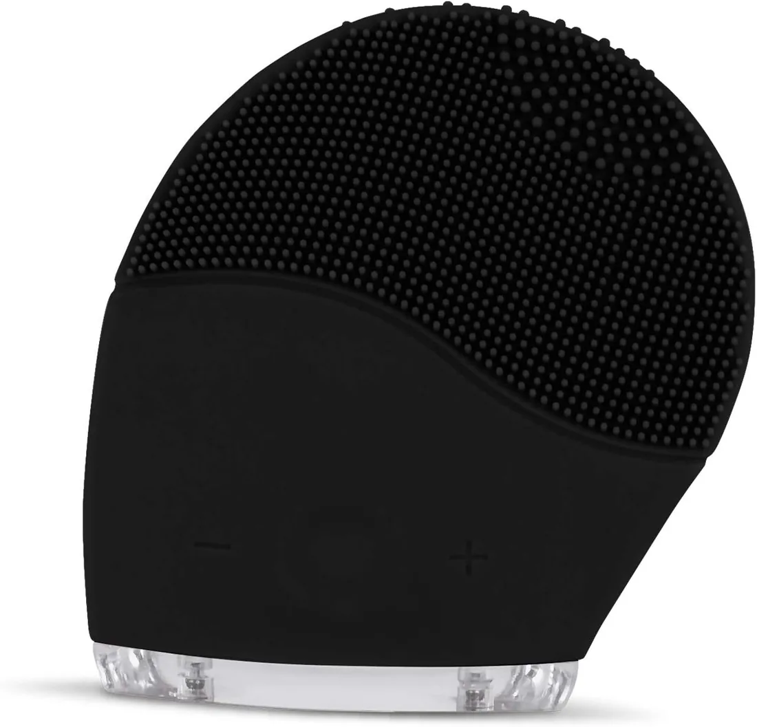 CREATE/FACE WAVE/Limpiador Facial Negro/Cepillo Facial de Silicona, Rejuvenece la Piel, Masajeador, para todo tipo de pieles, Tecnología Vibración Sónica, Protección contra el agua IPX5 foto 2