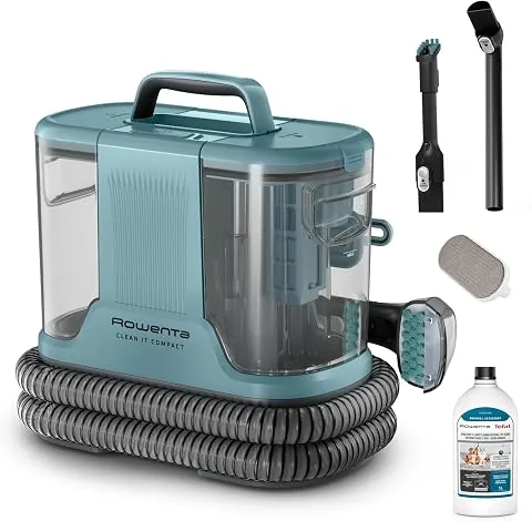 Rowenta Clean It Compact, Aspiradora tapicerías 400W, 4 Acc, Hasta 11,5 Kpa | Limpieza rápida de derrames y manchas, Poten foto 2