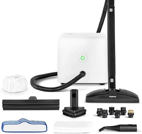 Dupray Neat Limpiador a Vapor. Potente limpiador de vapor multifunción para el hogar: suelos, baldosas, juntas, colchones, muebles, ventanas, coche y más (17 Piezas con Neat) foto 2