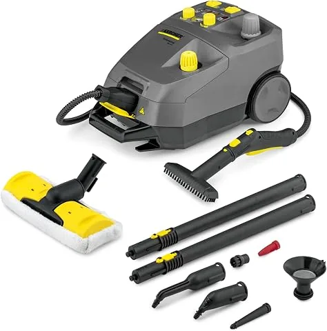 Kärcher SG 4/4 Limpiadora de vapor con presión de 4 bares para limpieza sin productos químicos, Gris foto 3