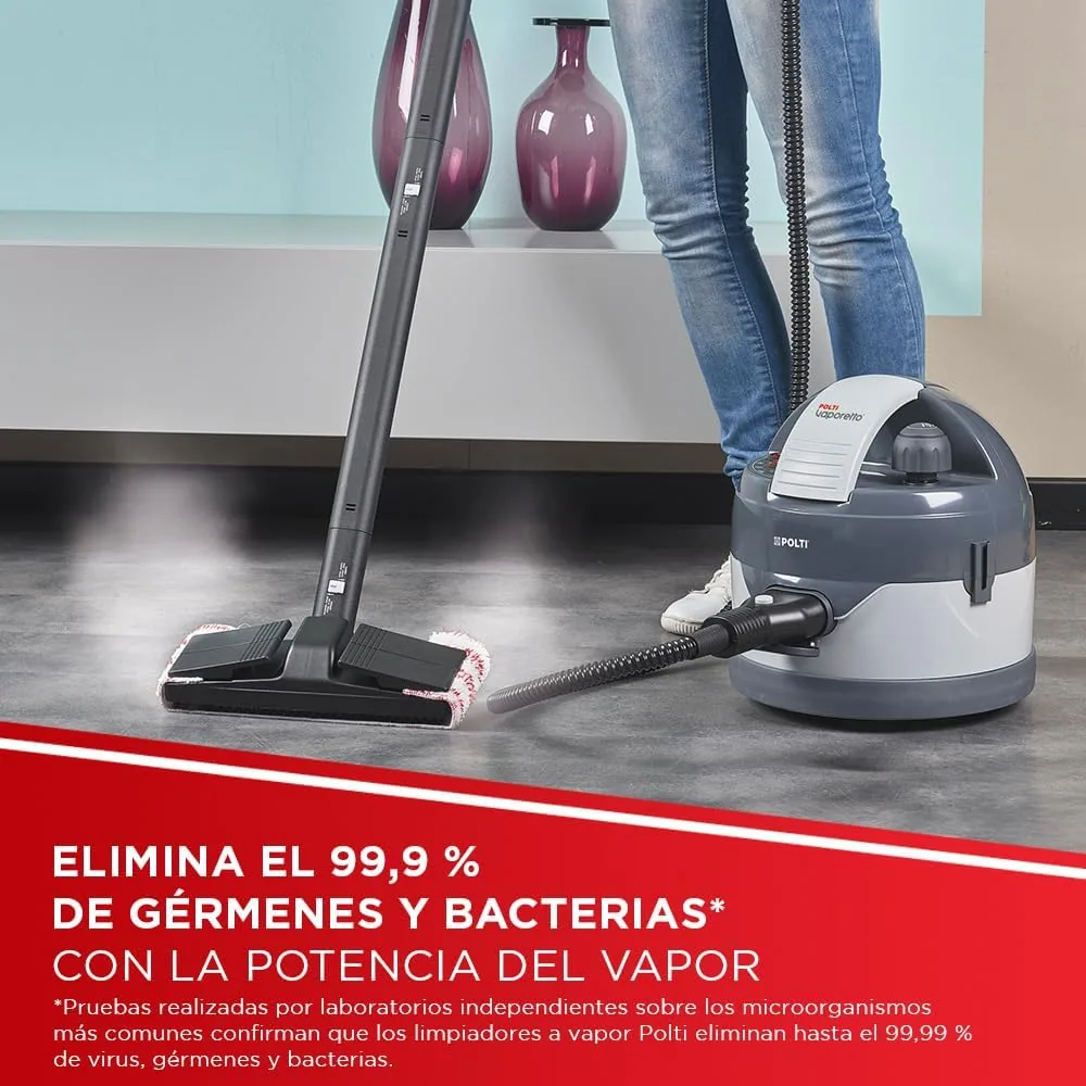 Polti Vaporetto Eco Pro 3.0 Kalstop, Incluye 20 Ampollas Antical | Limpiador de vapor con caldera, ta foto 3