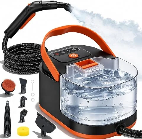 Vaporeta Limpieza Hogar 105°C Alta Presión con Depósito Extraíble 1,5L | Calentamiento en 30s, 3 niveles de vapor y depósi foto 3