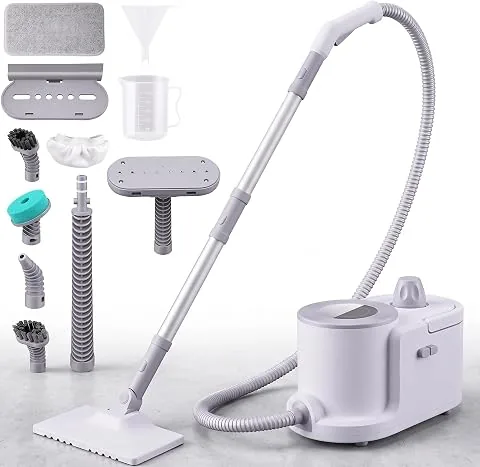 Vaporeta Limpieza Hogar Limpiador a Vapor Para Casa Steam Cleaner Maquina de Vapor Limpieza Maquina Vapor Limpieza Mopa Vapor 2000w, 5bar Para Campanas Extractoras, Cocinas, Juntas de Azulejos