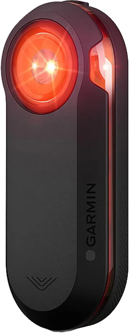 Garmin Varia RTL 516 - STVZO zugelassenes Rücklicht mit Radar-Technologie für Die Erkennung herannahender Fahrzeuge aus bis zu 140 m, Anzeige/Warnung auf Garmin Radcomputern/Uhren/per App, 16 h Akku