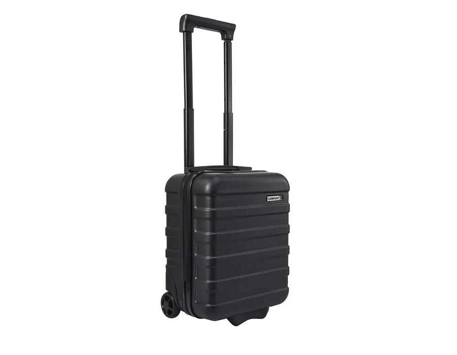 Cabin Max Anode 24L 40x30x20cm Maleta de Mano para Debajo del Asiento Wizz Air, Easyjet - Maletín con Ruedas (24 L, 40 x 30 x 20 cm), Negro