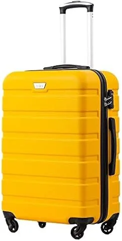 COOLIFE Maleta Grande 77 cm XL,PC+ABS,con Ruedas giratorias de 360° Ligera | Cremallera YKK, candado TSA, carcasa rígida r
