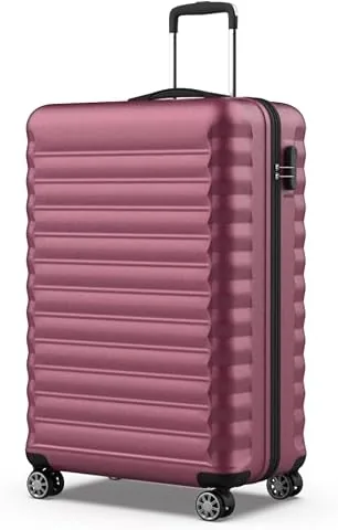 Maleta de Viaje Upfly ABS con Cierre de Combinación y 4 Ruedas Dobles 360. Maleta Rígida Resistente, Ligera con Interior Compartimentado foto 3