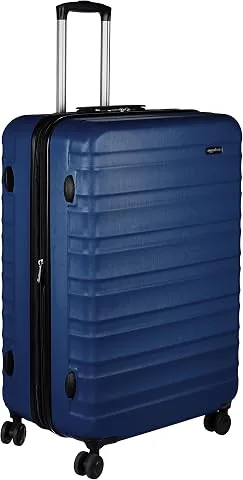 Maleta Rígida Grande - Equipaje de Viaje Extensible ABS con 4 Ruedas Dobles Giratorias - Resistente a Arañazos y Ligera - 78 x 52,6 x 32cm - Azul Marino foto 2