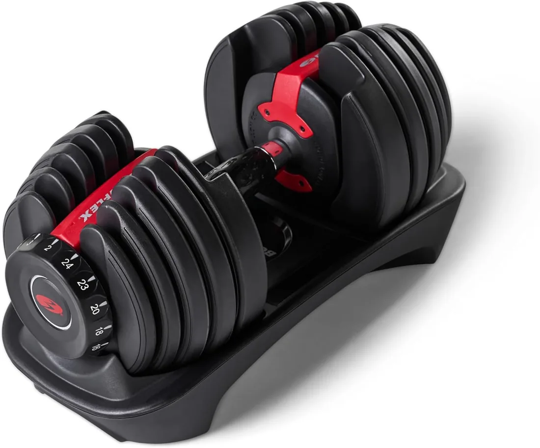 Bowflex SelectTech Serie de Pesos Ajustables – Sistema Compacto de Mancuernas y Kettlebell 52, 90, 552i, 1090i y 840 para Entrenamiento de Fuerza en Casa