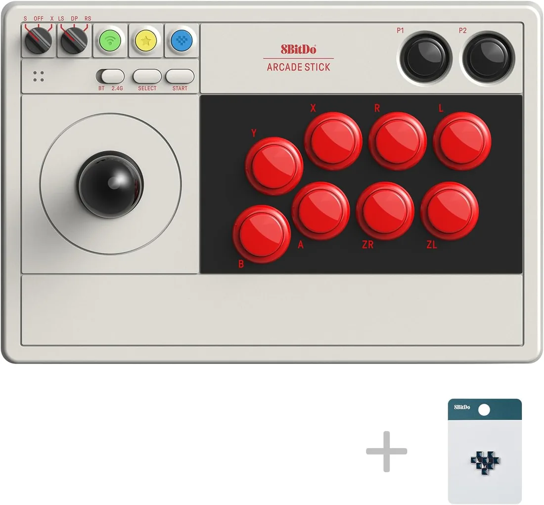 8Bitdo USB Arcade Stick For Nintendo Switch & Windows - Nintendo Switch [ [Importación alemana]
