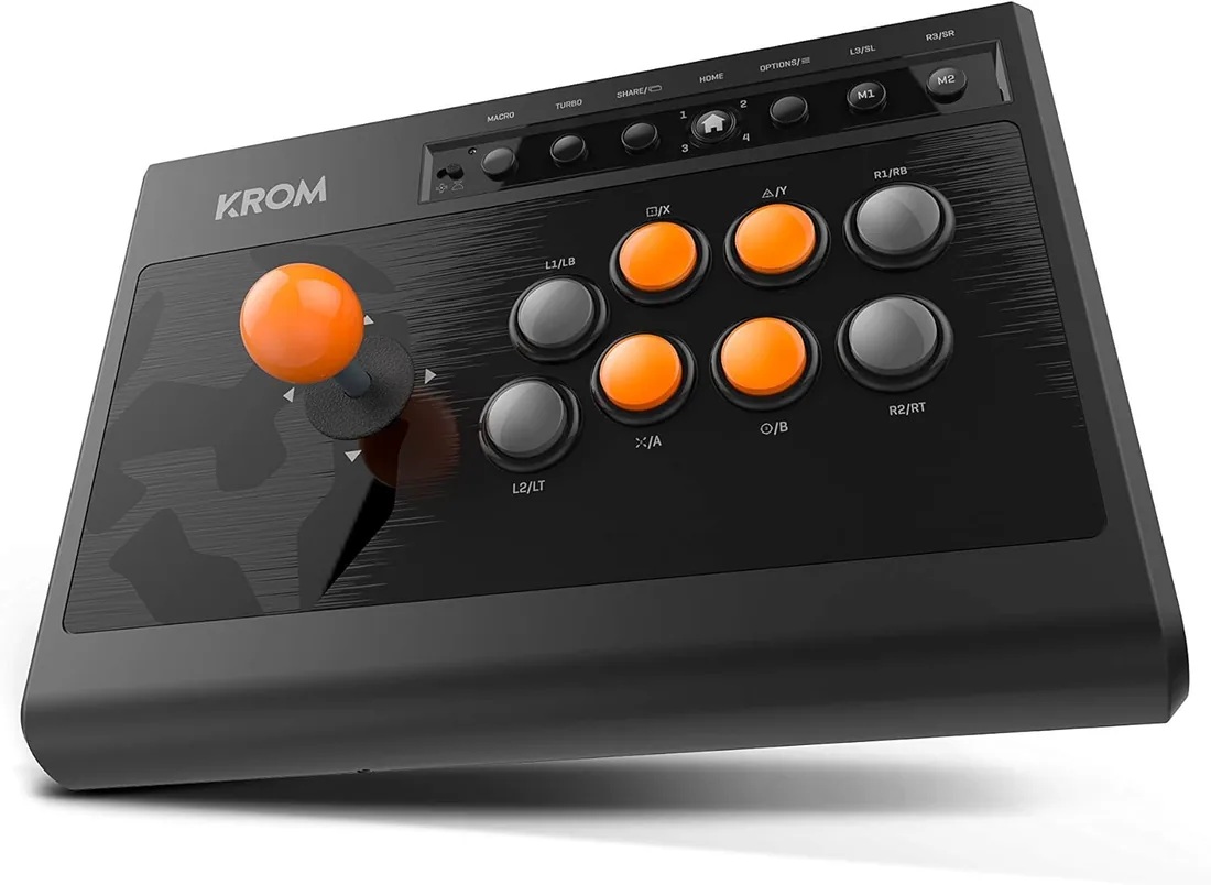 KROM Kumite -NXKROMKMT- Gamepad Arcade Multiplataforma, Fighting Stick, Joystick, modos D-Pad o X/Y input, compatible PC, PS3, PS4 y XBOX One foto 3