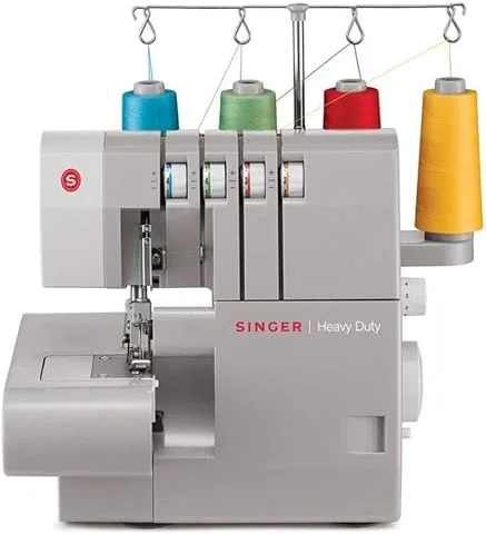 Singer 6935153301046-14hd854 remalladora, Plástico, Gris