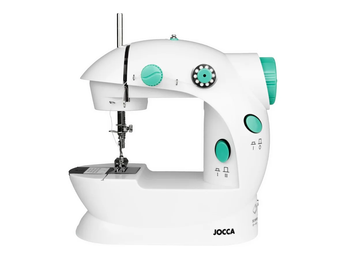 Jocca - Máquina de Coser Portátil Jocca con 48 Accesorios de Costura - Doble Puntada - Ideal para…