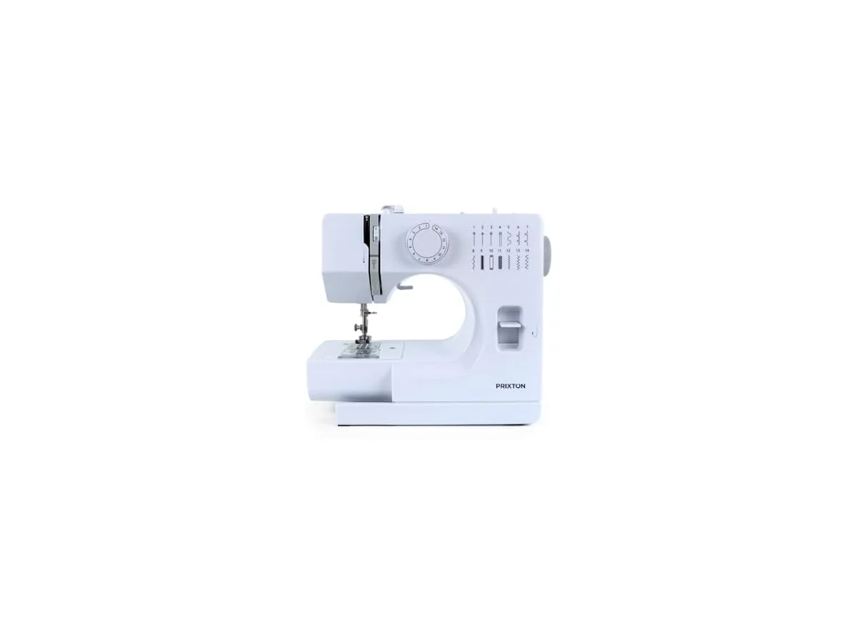 PRIXTON Máquina de coser P115, 14 Puntadas diferentes, 2 Velocidades, Lámpara y Pedal incluido foto 2
