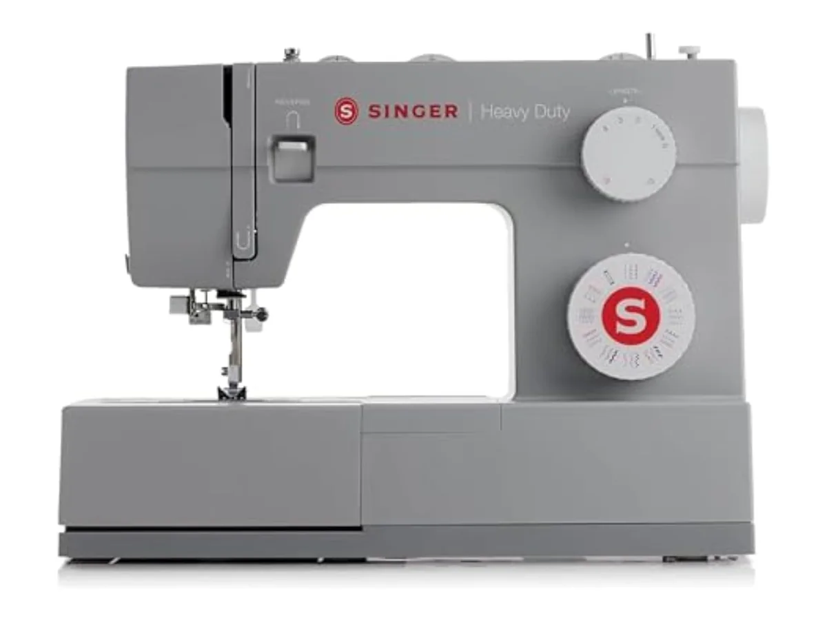 Singer Heavy Duty 4432 Máquina de Coser Mecánica, 32 Puntadas, Motor Potente, Ojal Automático,…