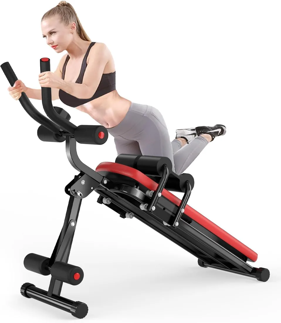 Entrenador abdominal para el hogar, dispositivo de entrenamiento multifuncional, capacidad de carga de 150 kg, para entrenamiento de cuerpo completo, abdominal, con contador