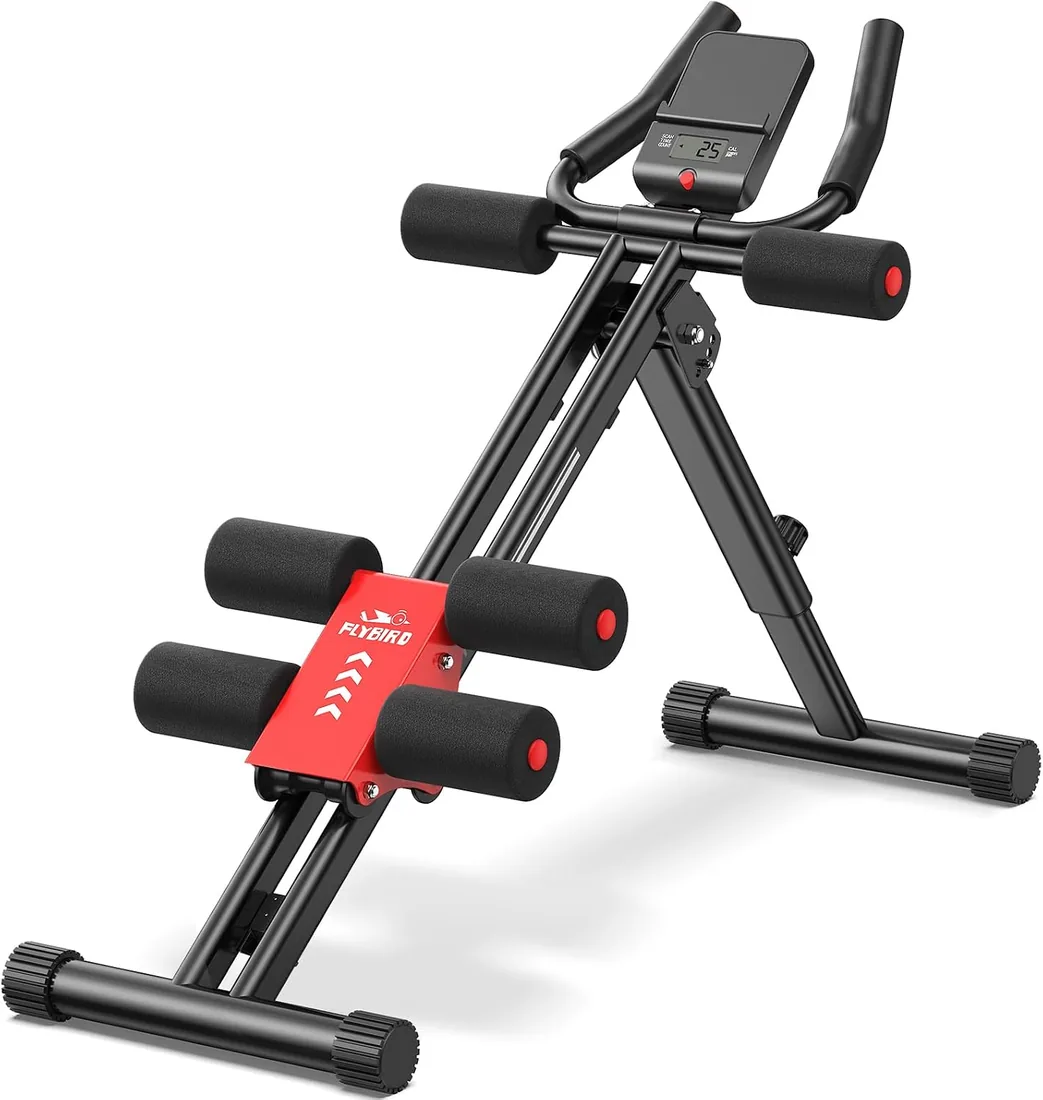 FLYBIRD Entrenador Abdominal para Abdominales, Dispositivo de Abdominales Ajustable para Entrenamiento de Cuerpo Completo en el Gimnasio en casa para moldear la Figura, Capacidad de Carga de 150 kg foto 3
