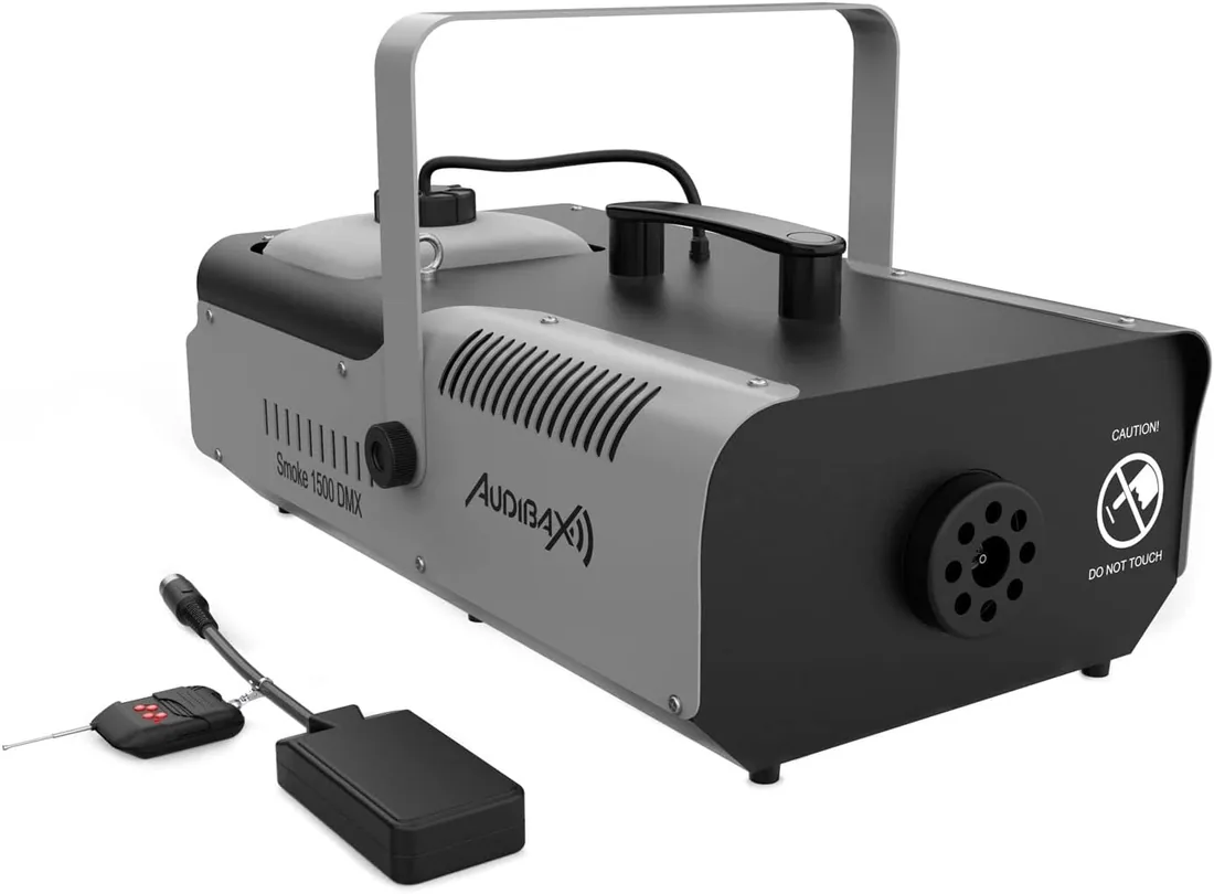 Audibax Smoke 1500 DMX Maquina Humo 1500w Discoteca Profesional + Mando Inalambrico