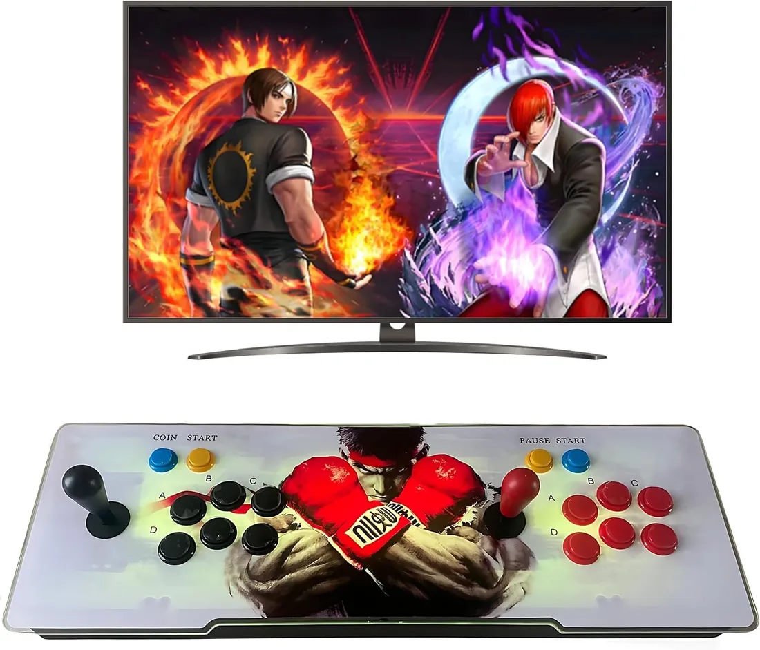 Maquina Arcade 2026.Consola de Juegos , 29900 Juegos, Juegos Retro, 2-4 Jugadores, Compatible con Juegos 3D para PC, proyector y TV foto 3