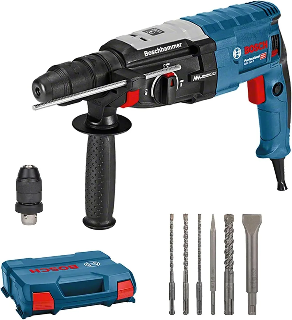 Bosch PRO Martillo perforador SDS plus GBH 2-28 F | El martillo perforador SDS plus con portabrocas intercambiable de Bosch más potente de la clase de 2 kg foto 2