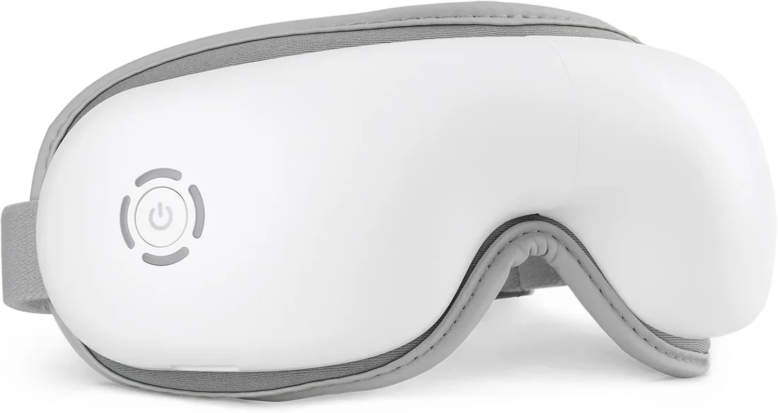 Mafiti Masajeador de Ojos con Calor, Compresión de Aire y Música Bluetooth | Alivia la tensión ocular, reduce ojeras y ojos secos, y mejora el sueño con calor y compresión de aire