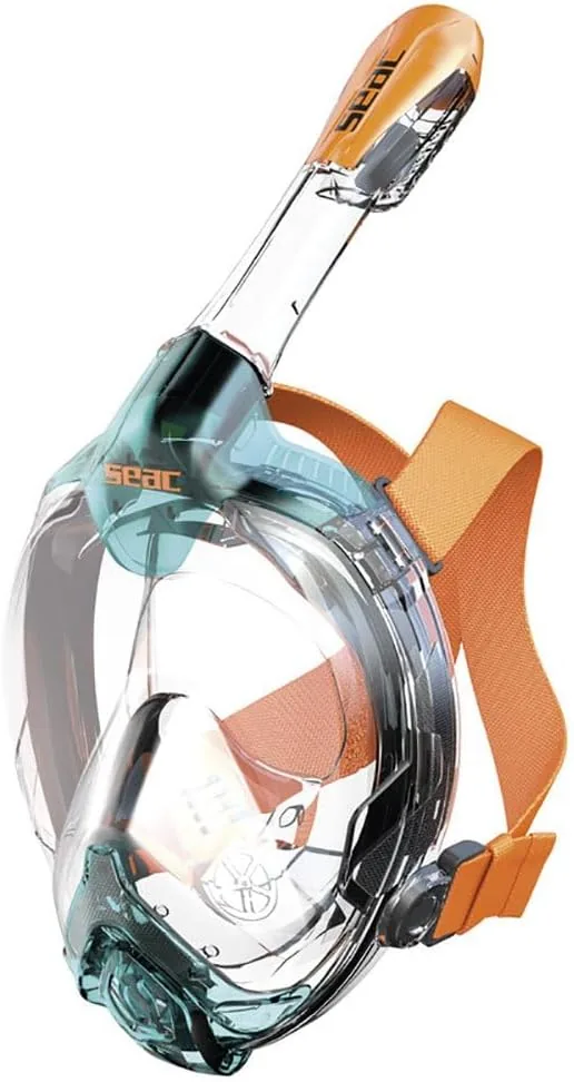 Seac Libera, máscara de Snorkel Integral de Nueva generación, Silicona hipoalergénica, liberación rápida, 4 tamaños foto 3