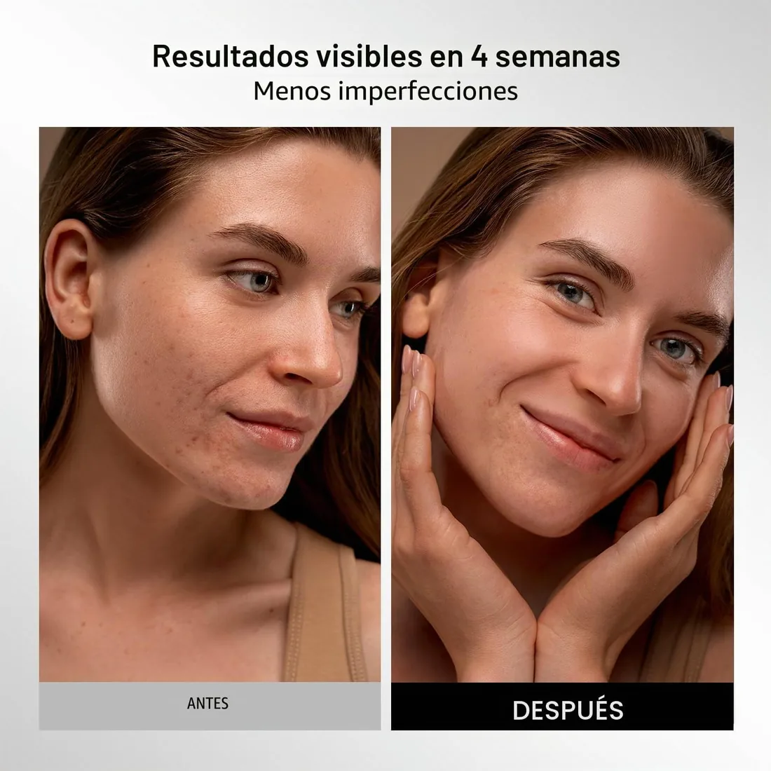 INIA GLOW Máscara LED Facial y Cuello, Luz Roja, Amarilla y Azul, 4 Modos | Cobertura total rostro y cuello, Batería recargable, Temporizador 10–30 min, Apagado automático, Rutina cuidado en casa foto 3