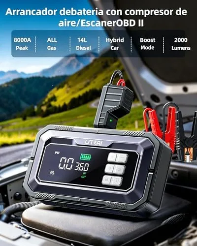 UTRAI JS-30 8000A con OBD2 foto 2