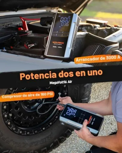 WOLFBOX 3000A con carga de 65 W foto 2