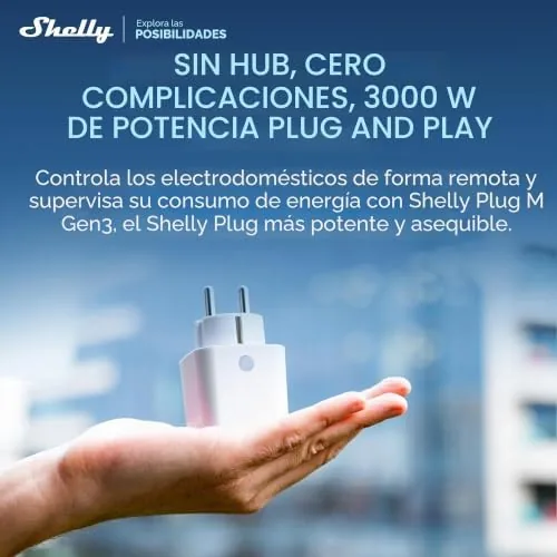 Shelly Plug M Gen3 (pack de 2) foto 2