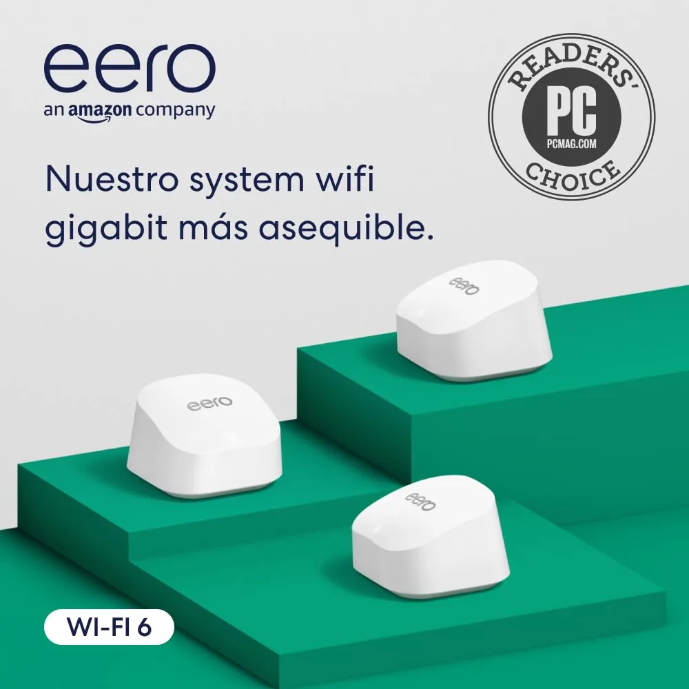 Amazon eero 6+ (pack de 3)