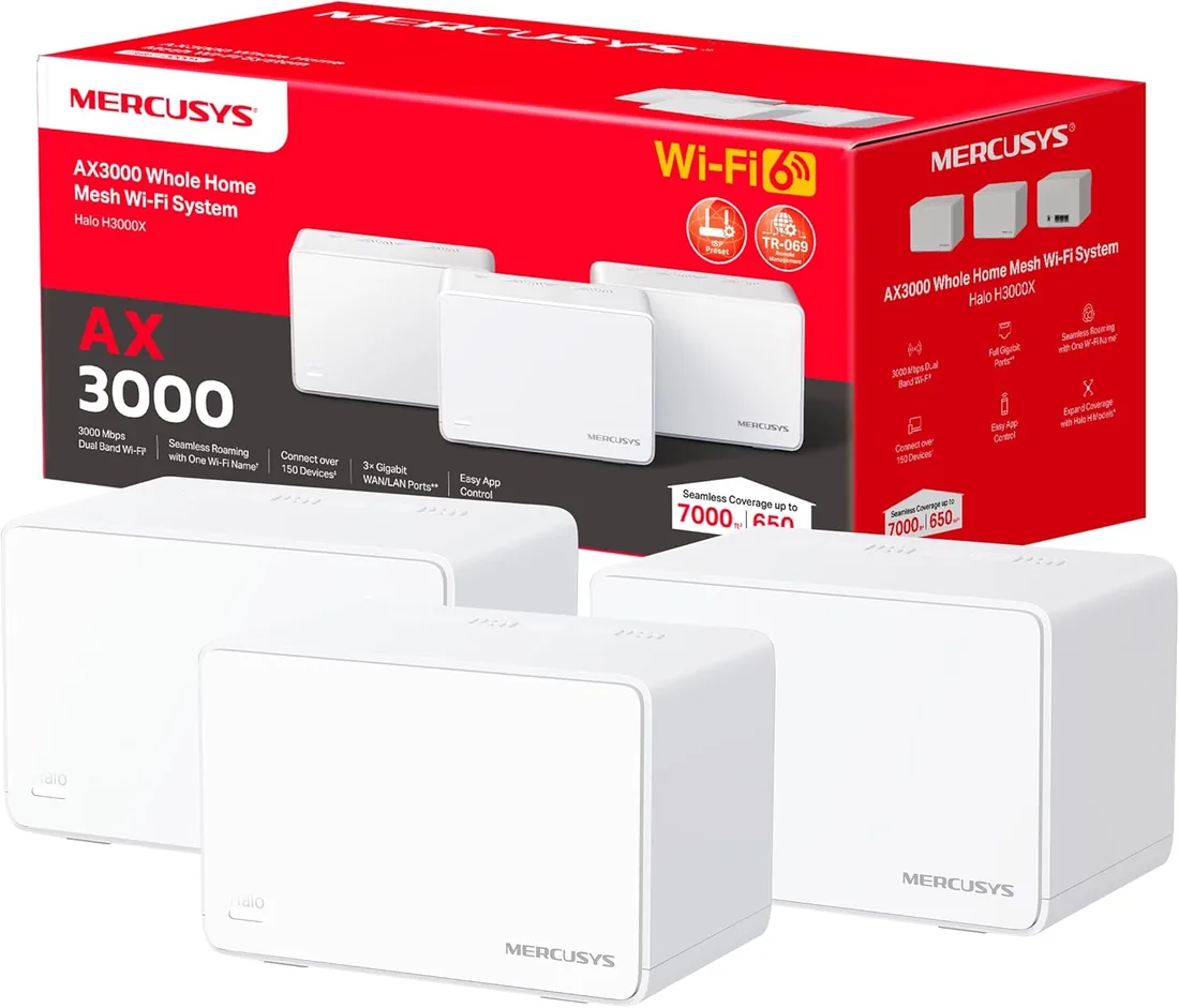 Mercusys Halo H3000X (pack de 3)