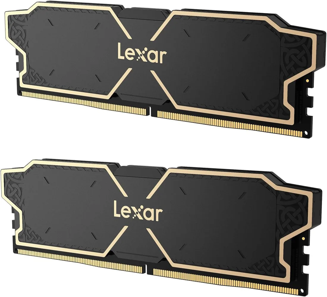 Lexar OC Memoria RAM DDR5 32GB Kit (2x16GB) 6000 MHz CL36, DRAM 288-Pin UDIMM PC Memoria DDR5 para Computadora Juegos Alto Rendimiento Compatible con Intel XMP 3.0/AMD Expo, AI, CL36-40-40-96, 1.4V foto 3