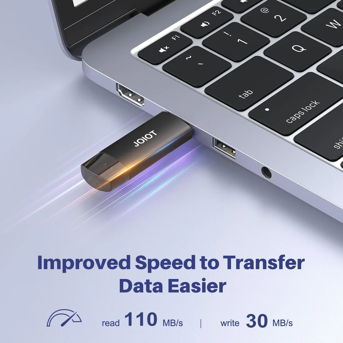 JOIOT 128GB Memoria USB 3.0 Pendrive 2 en 1 USB Tipo C y USB 3.0, Alta Velocidad Memoria USB 128 GB Compatible con PC/Ordenador/Teléfonos Inteligentes Pendrive OTG,Negro foto 3