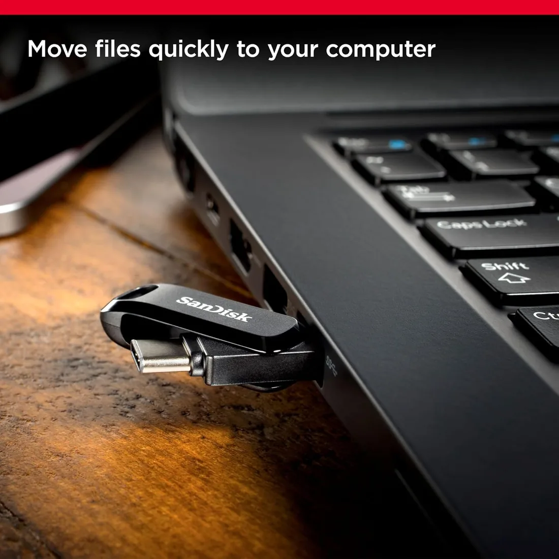 SANDISK Ultra Dual Drive Go, Memoria Flash 128 GB (con conectores USB Type-C y Type-A reversibles, para Android móviles, Tabletas, Macs y Ordenadores, hasta 400 MB/s) Negro foto 3