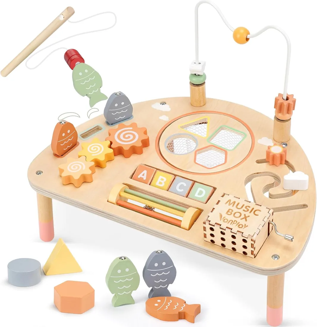 Vanplay Mesa Actividades Bebe Montessori 2 Año Mesa De Actividades Bebe 2 Año Juguetes Niños 2 3 4 5 Año