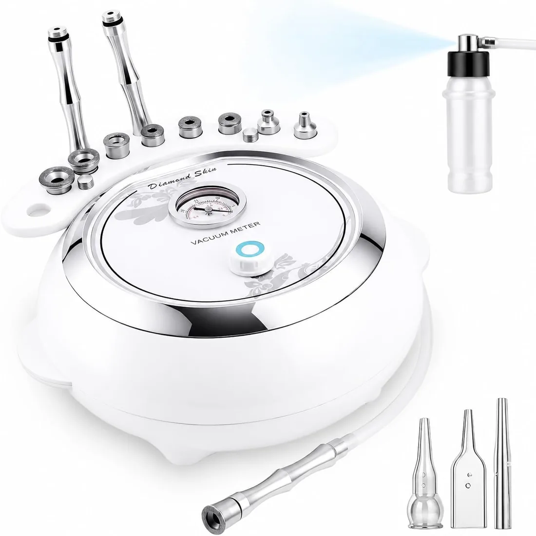 Yofuly Máquina de mic-roder-moa+bra_sión de diamante, versión mejorada 3 en 1, uso doméstico profesional, equipo de salón de belleza facial, gran potencia de succión