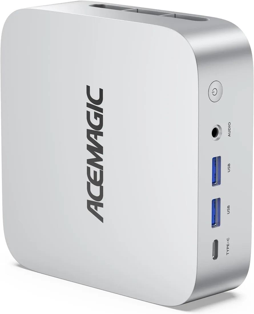 ACEMAGIC W1 Mini PC, AMD Ryzen 7 H255 (4,9 GHz) 16GB LPDDR5 512GB NVMe SSD