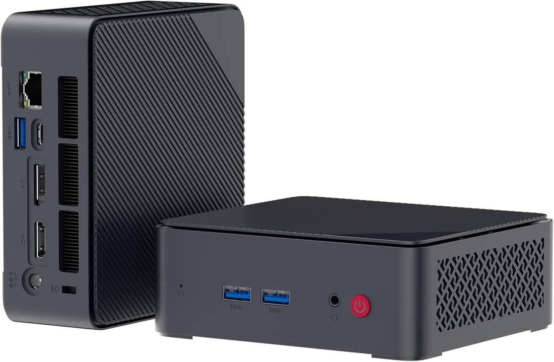 AWOW Mini PC AMD Ryzen Embedded R2514 (4 núcleos, hasta 3,7 GHz), 16 GB DDR4, 512 GB SSD PCIe 3.0, Gráficos Radeon, Pantalla 4K, LAN 1000 Mbps, WiFi 5 foto 3