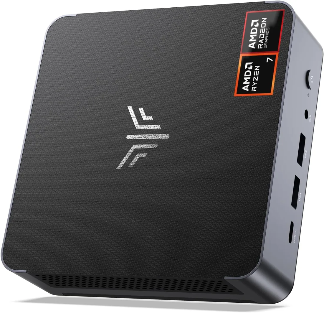 NiPoGi AM21 Mini PC,АMD Ryzen 7 8745HS,16GB DDR5 5600MHz,512GB NVME SSD